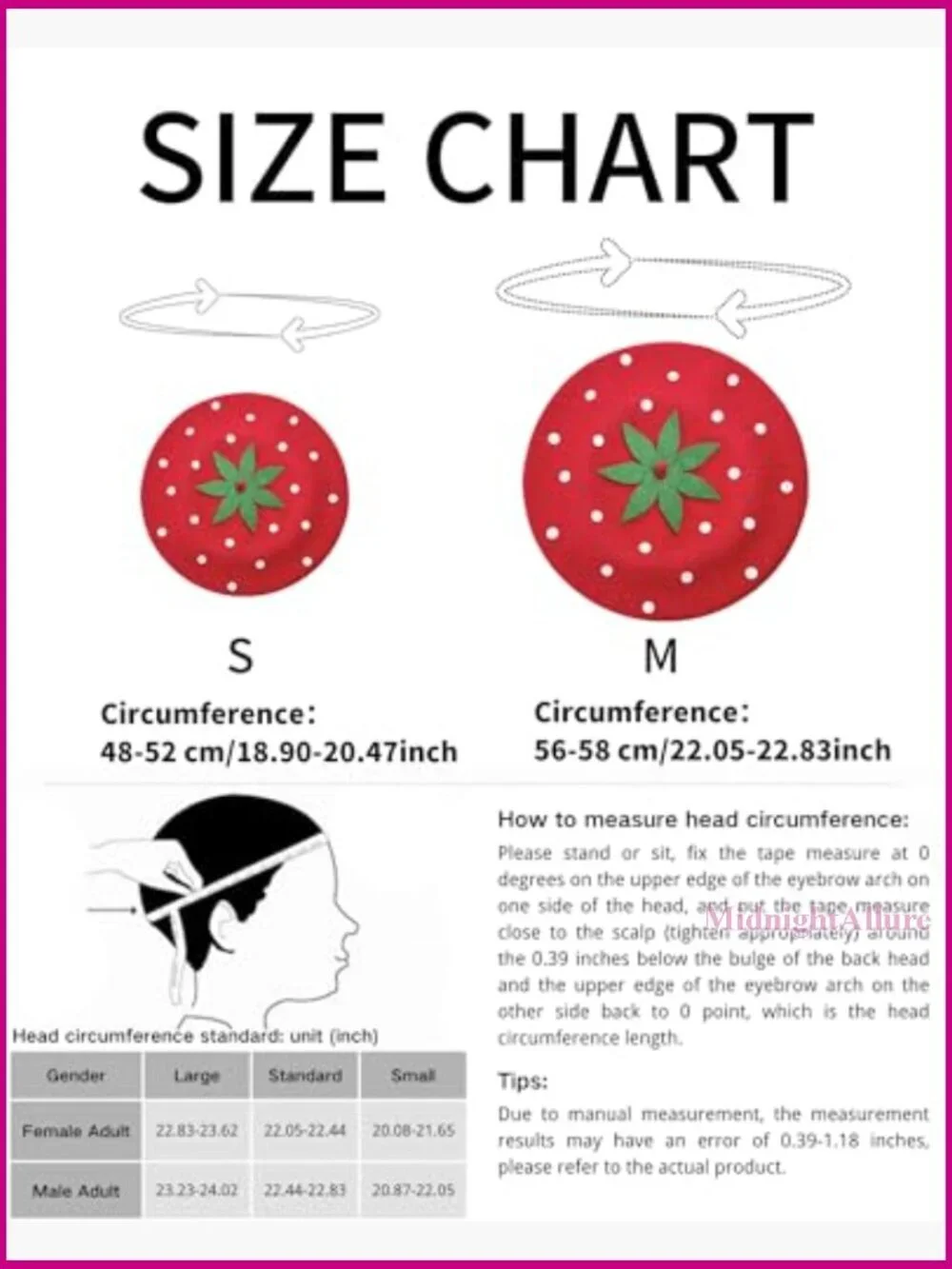 Winter Mom and Daughter Matching Beret Hats Cute Strawberry Gift